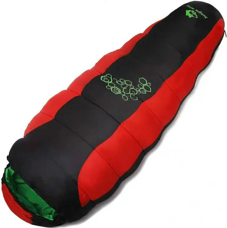 Jungle King CY0901 Sac de Couchage en Coton Épais à Quatre Trous – Sac de Couchage Thermique Hiver pour Camping et Voyage - BLACKBEARD OUTDOOR INDUSTRIES