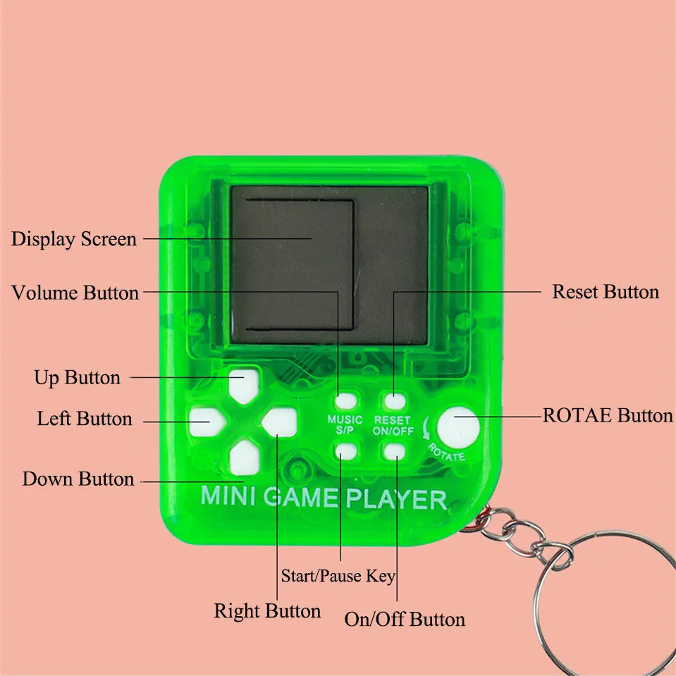 GAMINJA – Console de Jeu Rétro Mini Portable - BLACKBEARD OUTDOOR INDUSTRIES