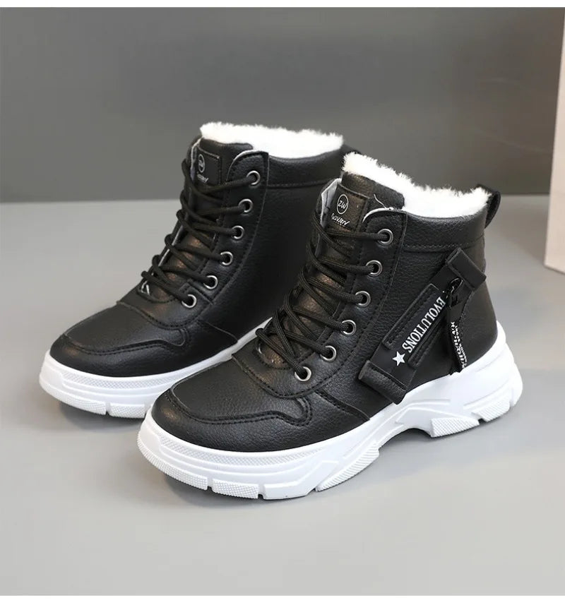 Bottines Femme Hiver 2024 – Chaussures Chaudes Imperméables à Lacets - BLACKBEARD OUTDOOR INDUSTRIES