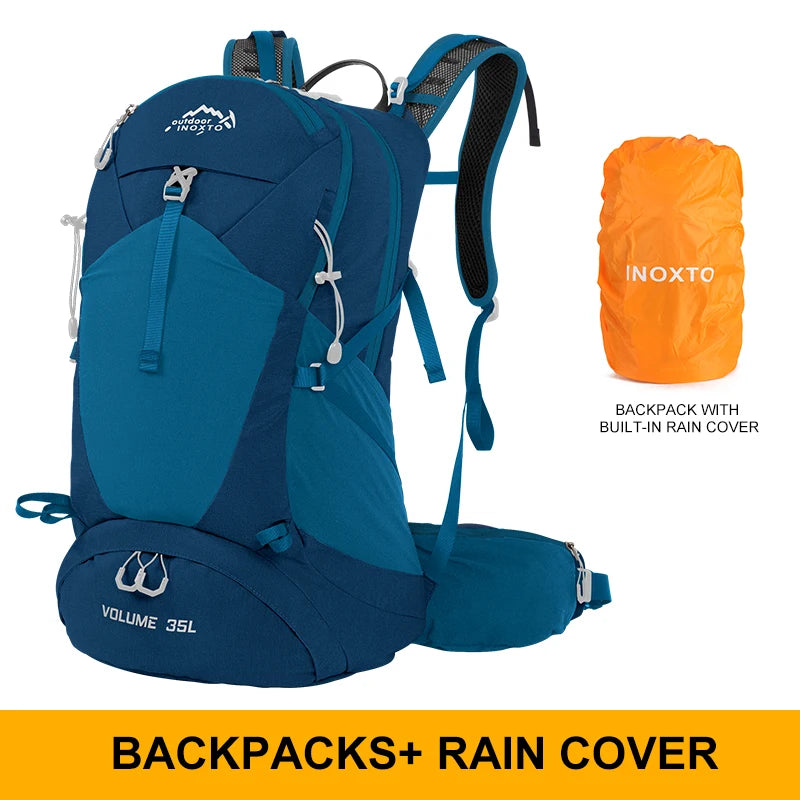 Sac à Dos de Randonnée 35L – Imperméable avec Housse de Pluie Intégrée | Mixte Homme/Femme - BLACKBEARD OUTDOOR INDUSTRIES