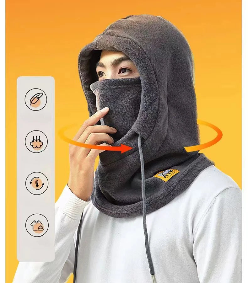 cagoule polaire d’hiver 3-en-1 unisexe Ma boutique