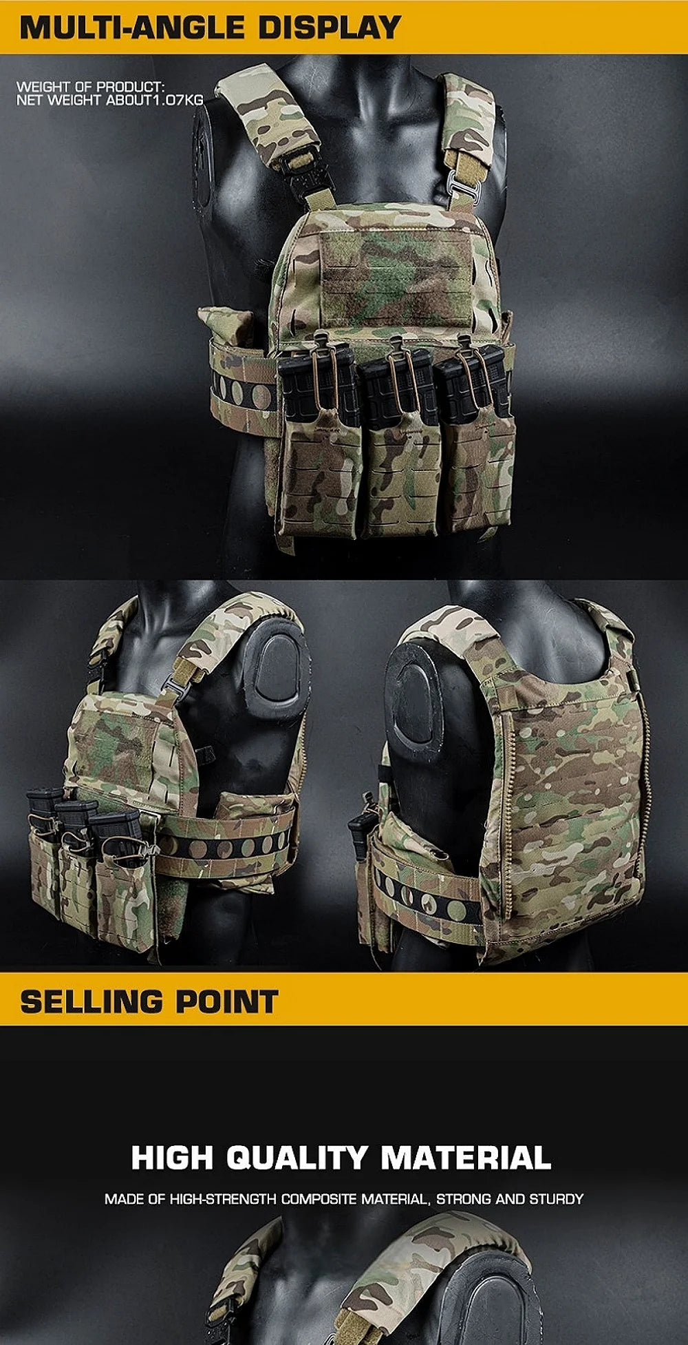 Ferro V5 FCPC Plate Carrier – Gilet Porte-Plaques Tactique Ma boutique