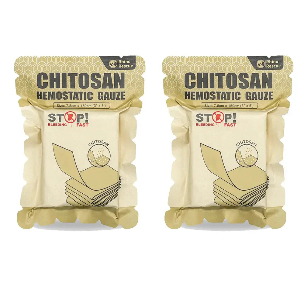Gaze Hémostatique au Chitosane – RHINO RESCUE – 7,5 cm x 150 cm Ma boutique