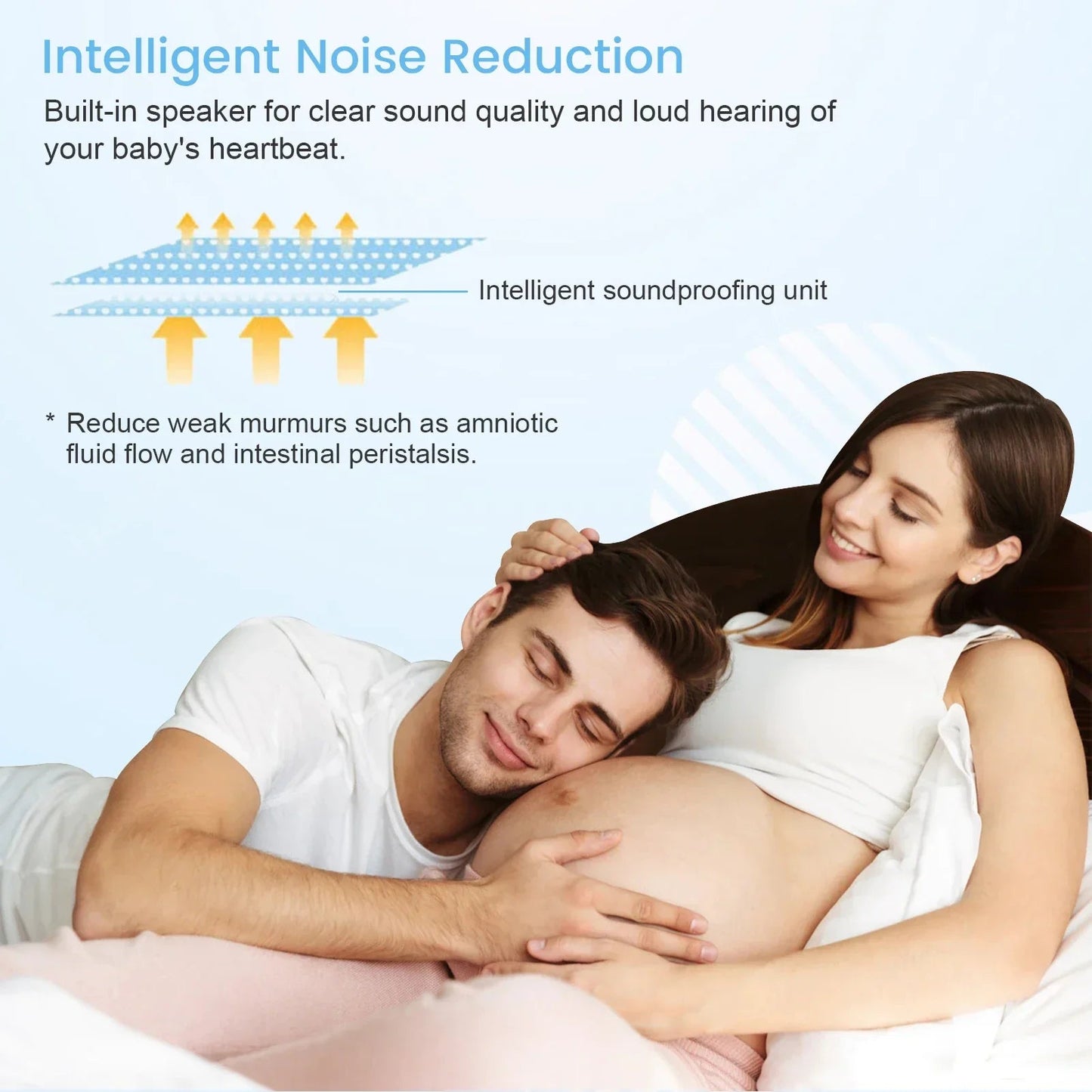 Détecteur de Rythme Cardiaque Fœtal JBMBHC – Doppler Ultrasonique Portable pour Grossesse Ma boutique