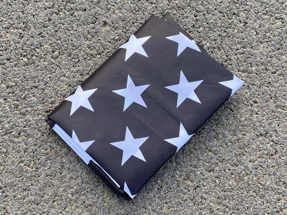 Drapeau Thin Blue Line USA - 90x150 cm BLACKBEARD OUTDOOR INDUSTRIES