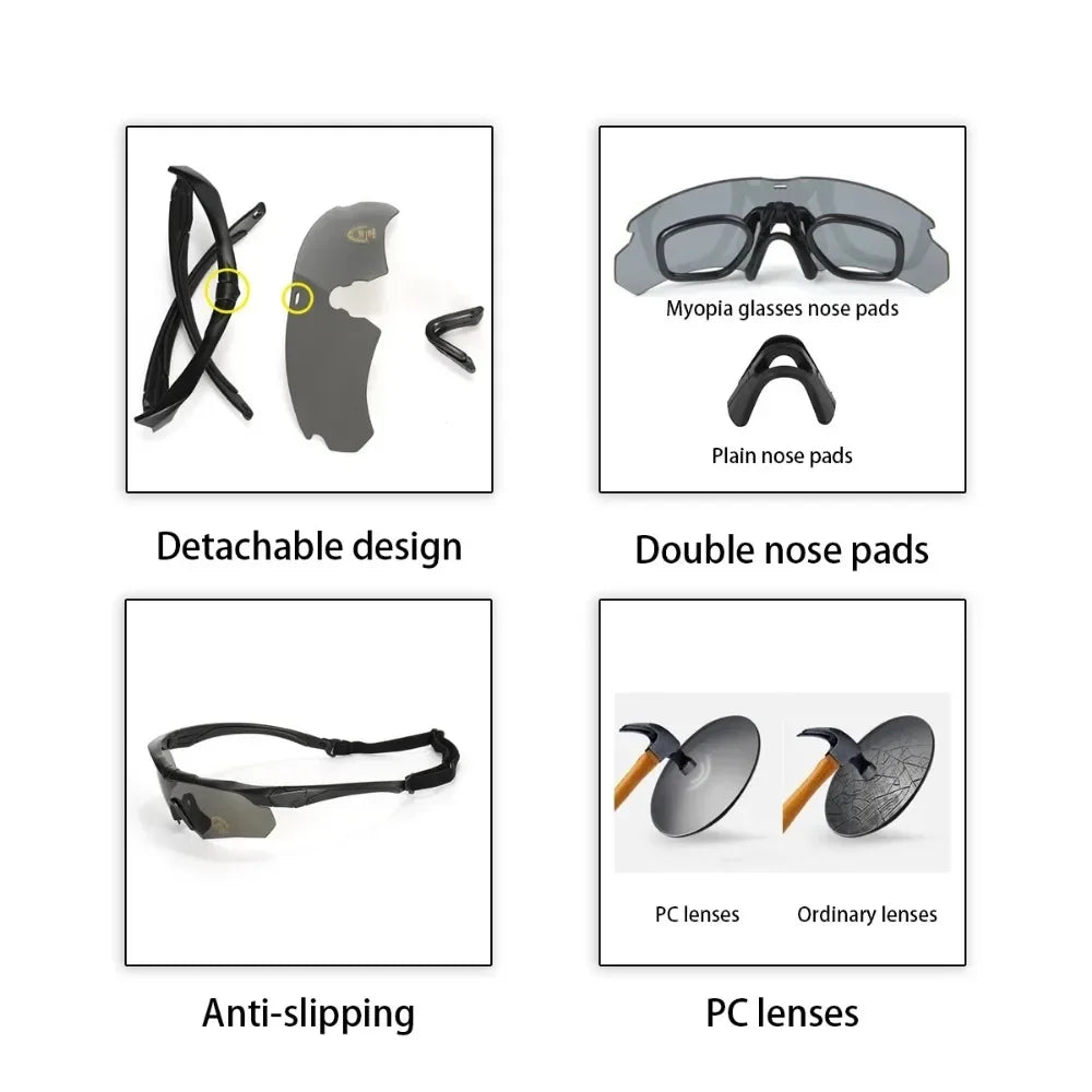 Lunettes Tactiques Professionnelles – Vision HD, Protection Totale & Confort Inégalé - BLACKBEARD OUTDOOR INDUSTRIES