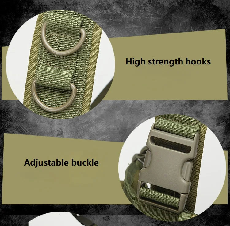 Chest rig Tactique Molle Body Armor – Camouflage Woodland, Porte-Chargeurs et Accessoires de Combat pour Airsoft et Chasse BLACKBEARD OUTDOOR INDUSTRIES