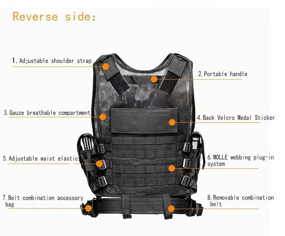 Gilet d’Intervention Tactical – Robustesse et Fonctionnalité Ma boutique