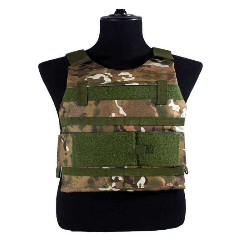 Gilet Tactique Camouflage Noir - Gilet Multifuntionnel de Sports et Entraînement, Idéal pour la Chasse et les Activités de Terrain BLACKBEARD OUTDOOR INDUSTRIES