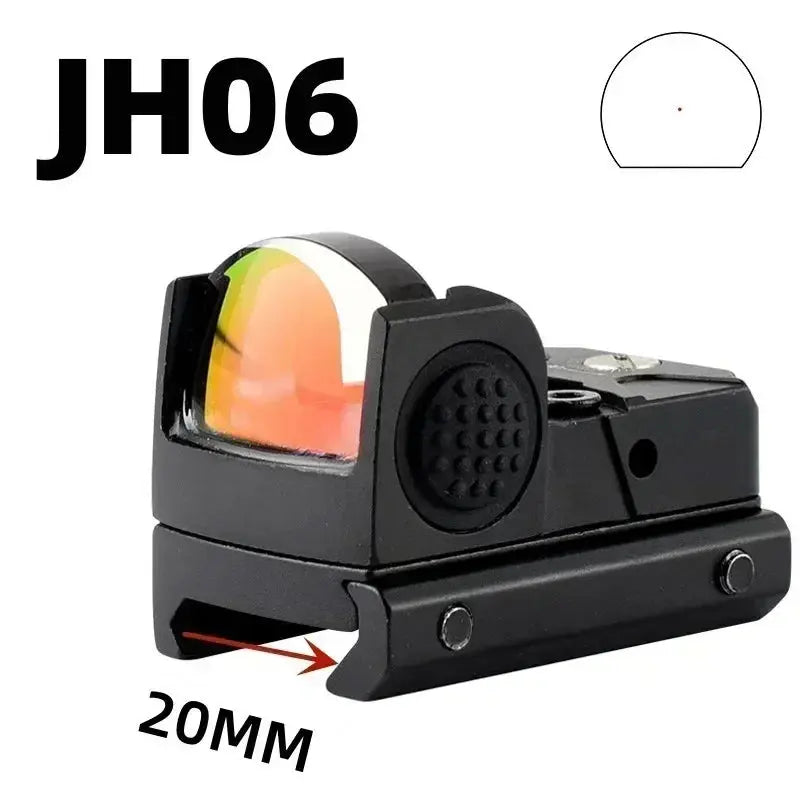 Viseur Tactique HD à Point Rouge Ajustable – Lentille Optique pour Fusil, Suivi Facile, Accessoire de Chasse et Tir Sportif Ma boutique