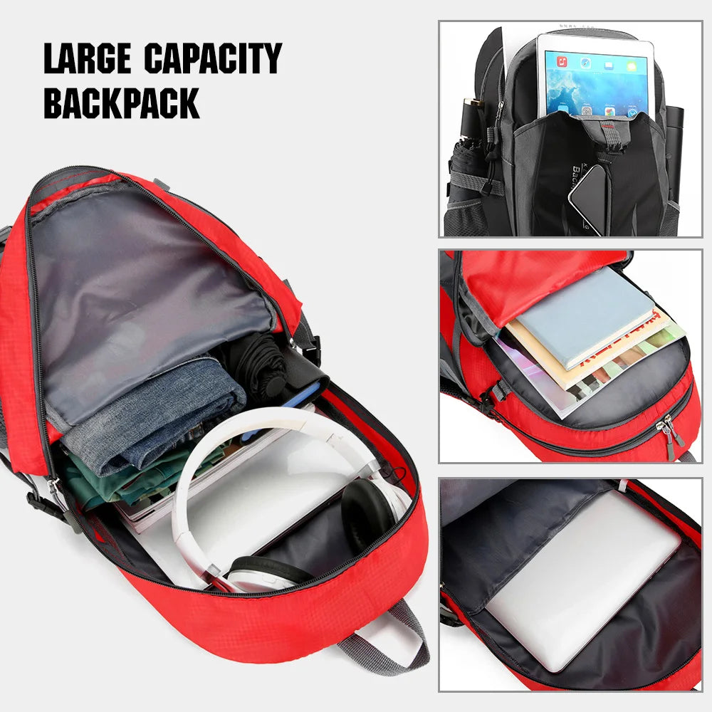 Sac à Dos de Randonnée LIXADA 40L – Imperméable & Ultra Léger | Trekking, Camping, Voyage - BLACKBEARD OUTDOOR INDUSTRIES