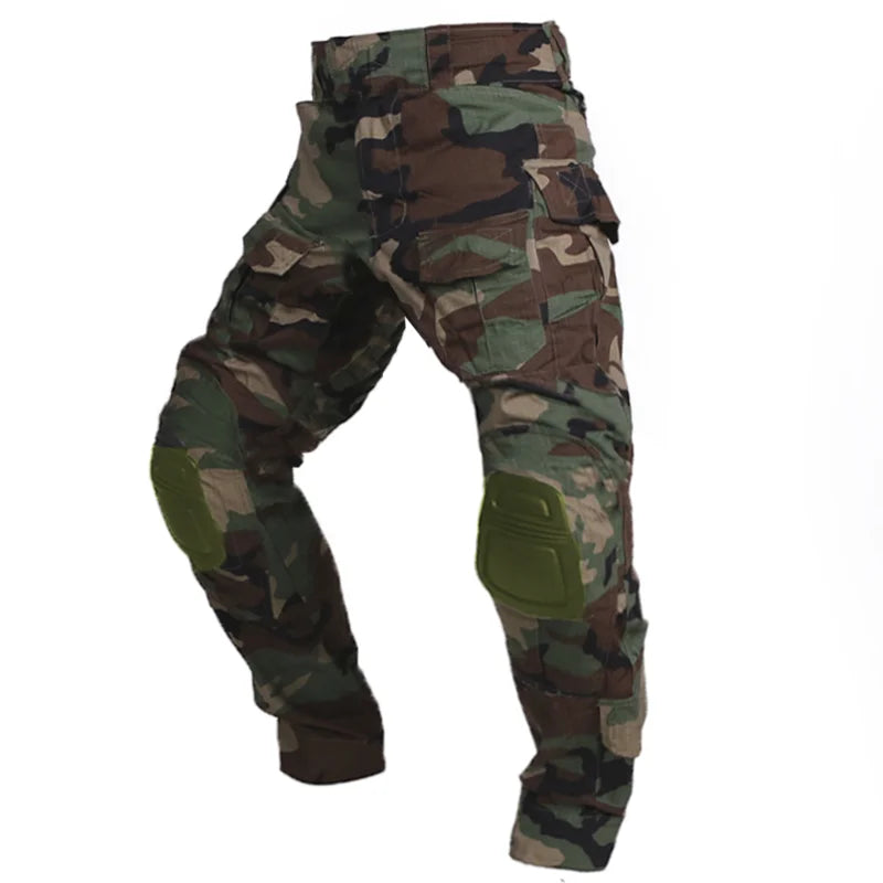 Pantalon Cargo Tactique Camouflage Multicam avec Genouillères – Homme/Femme - BLACKBEARD OUTDOOR INDUSTRIES