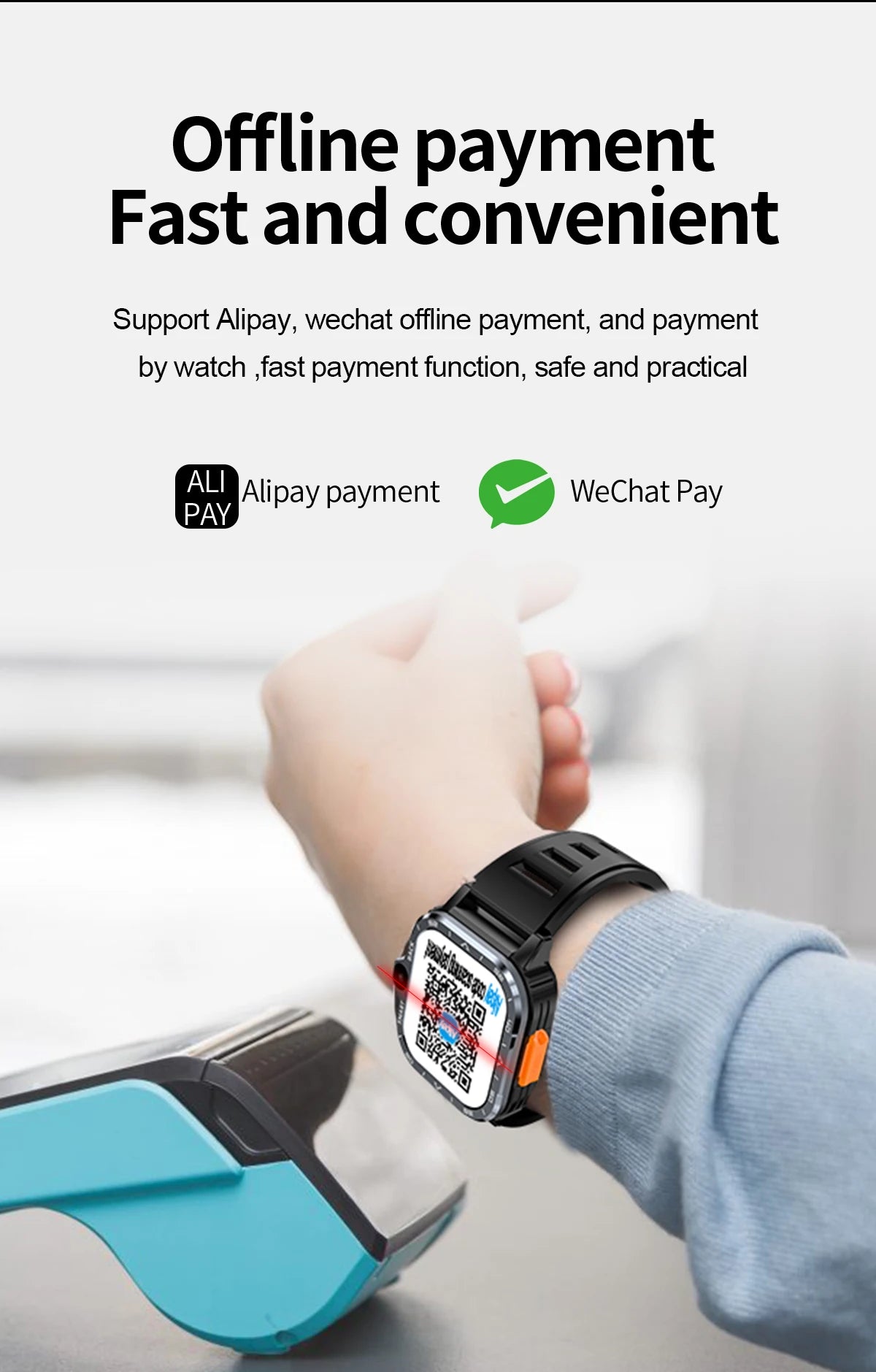 Montre Connectée VALDUS PGD Android – Écran 2,03", Double Caméra HD, 4G LTE, 64 Go ROM, NFC & WiFi - BLACKBEARD OUTDOOR INDUSTRIES