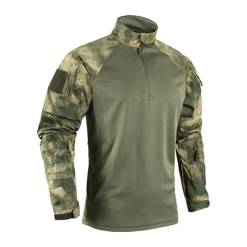 Veste Tactical XMGOLONG Pioneer Frog Suit – Haut d’Entraînement Respirant et Séchage Rapide, Camouflage CP pour Camping et Chasse - BLACKBEARD OUTDOOR INDUSTRIES