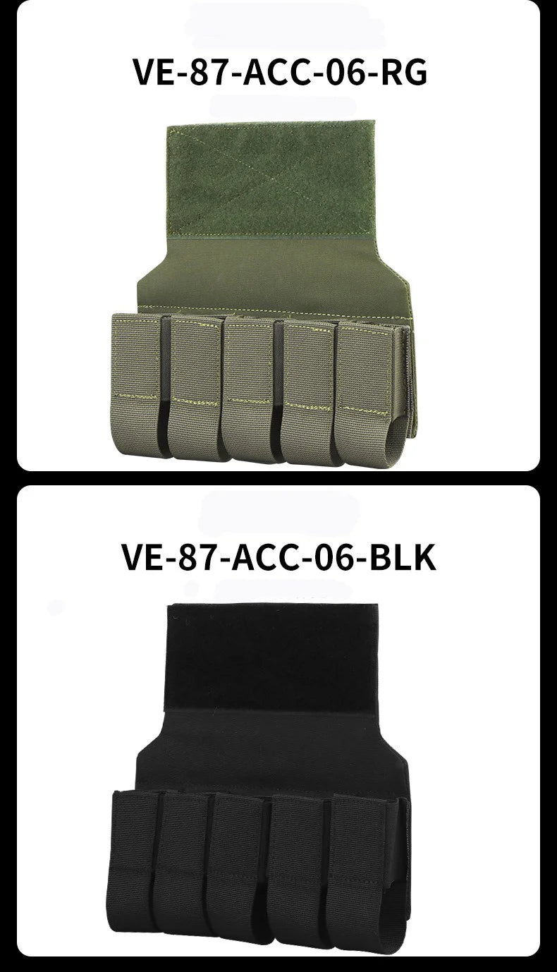 Pochette pour Grenades M203 – Porte-Grenades 5 Éléments 40MM – Accessoire pour Gilet Tactique Micro, Veste de Combat et Transporteur de Plaque - BLACKBEARD OUTDOOR INDUSTRIES
