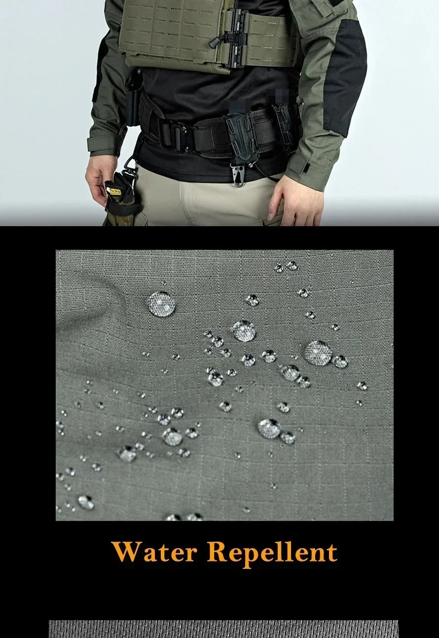 Chemise tactique unisexe manches longues – T-shirt respirant à capuche camouflage pour chasse, entraînement et paintball - BLACKBEARD OUTDOOR INDUSTRIES