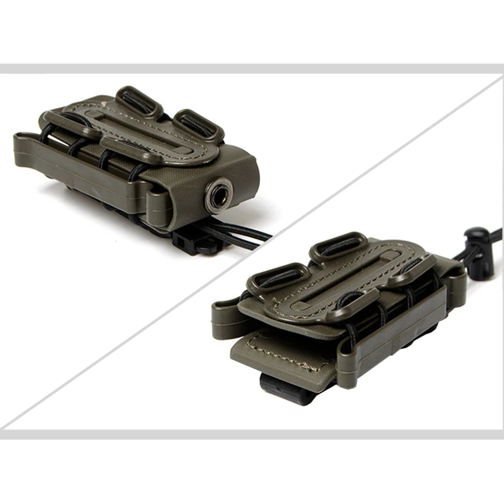 Poche à Chargeur Tactique Molle pour Magasin de Pistolet 9mm avec Clip de Ceinture (Compatible G17, G19, M9, P226) BLACKBEARD OUTDOOR INDUSTRIES