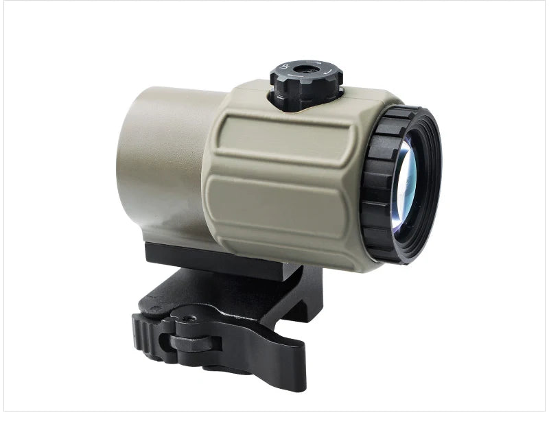 Magnifier Tactique Eotech G33 / G43 / G45 — Grossissement Fixe 3X ou 5X avec Monture QD Switch to Side - BLACKBEARD OUTDOOR INDUSTRIES