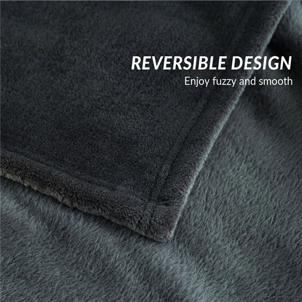 Couverture Flanelle Hiver Printemps - Plaid Doux et Chaleureux en Fleece Corail, Couverture de Canapé et Lit, Plaid Polyvalent en Microfibre BLACKBEARD OUTDOOR INDUSTRIES