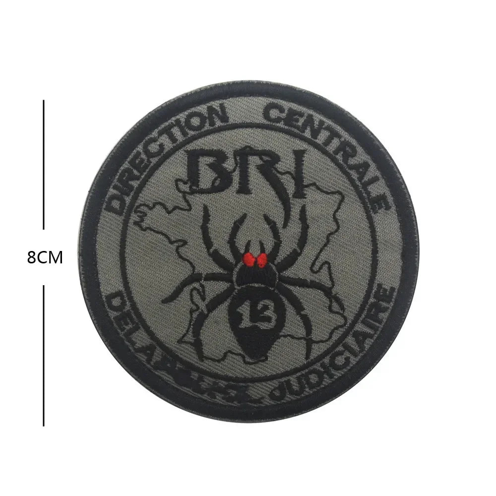 Patch Drapeau France IR Réfléchissant – Badge Tactique Brodé pour Casquette, Sac, Brassard - BLACKBEARD OUTDOOR INDUSTRIES