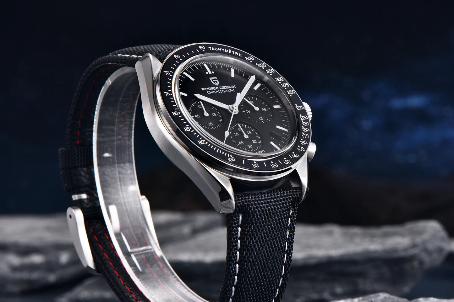 PAGANI DESIGN PD-1701 Moonwatch 2025 – Hommage à la CK2998 – Montre Homme Quartz Chronographe de Luxe - BLACKBEARD OUTDOOR INDUSTRIES