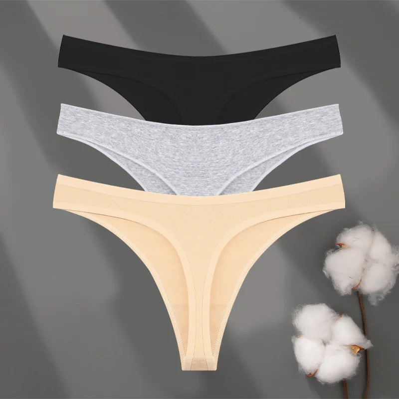 Lot de 3 Strings Femme – Coton Ultra Doux & Invisible | FINETOO - BLACKBEARD OUTDOOR INDUSTRIES