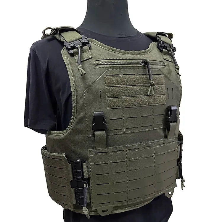 Plate Carrier Léger 900D à Découpe Laser - Système de Libération Rapide - BLACKBEARD OUTDOOR INDUSTRIES