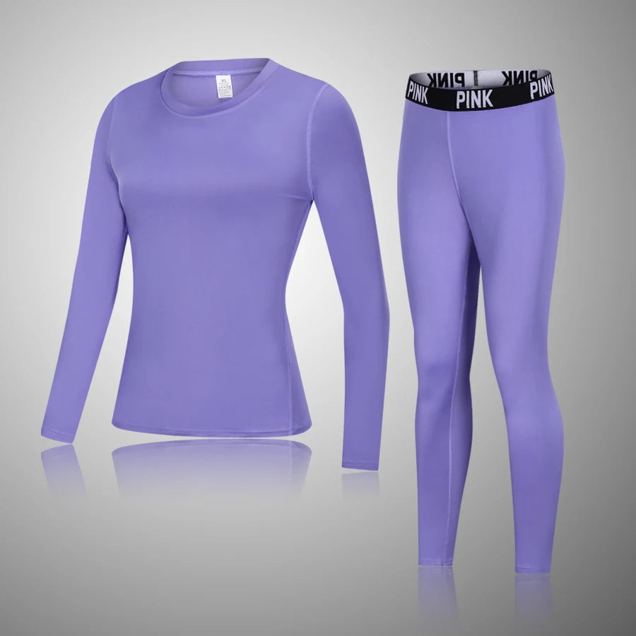 Ensemble de Sous-Vêtements Thermiques Femme – Sous-Vêtements Longs Compression, Idéals pour le Sport et les Activités Extérieures - BLACKBEARD OUTDOOR INDUSTRIES
