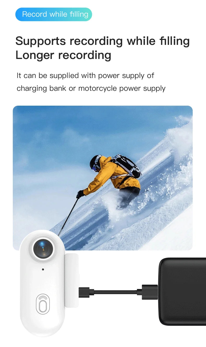 4K Bodycam d’action 4K ultra-compacte Ma boutique