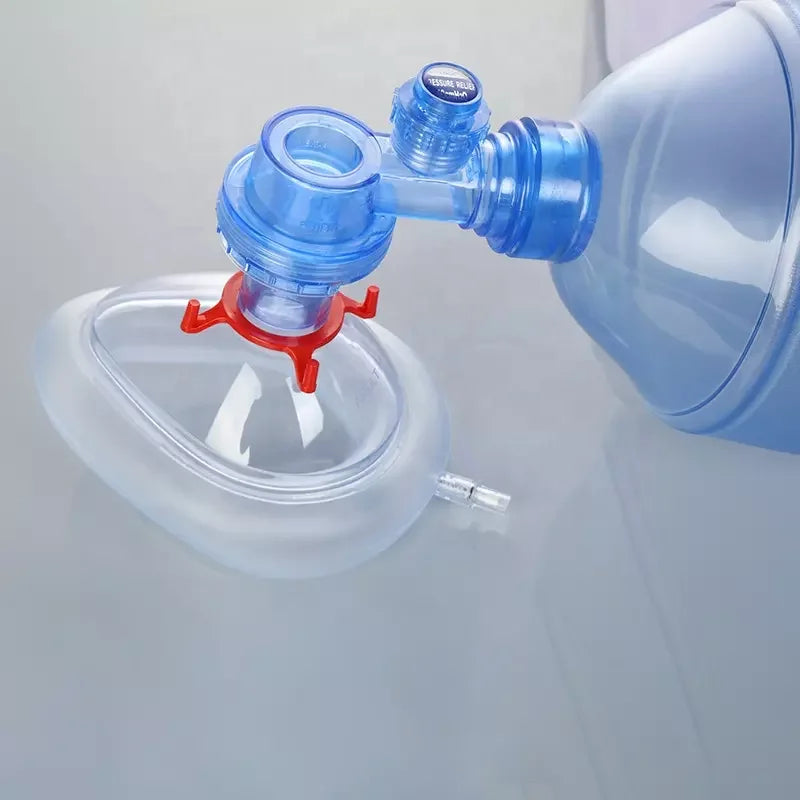 Kit de Réanimation Manuelle Jetable PVC pour Adultes, Enfants et Nourrissons – Ambu Bag avec Tuyau d’Oxygène et Sac de Réservoir - BLACKBEARD OUTDOOR INDUSTRIES