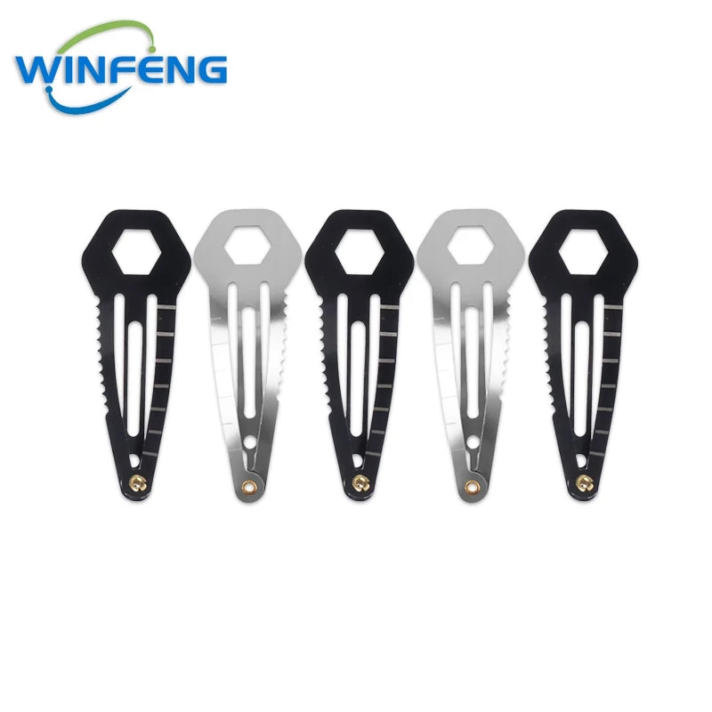 5 Pièces Épingles à Cheveux Multifonctions - Haute Qualité, Auto-Défense & Outils Survie - BLACKBEARD OUTDOOR INDUSTRIES