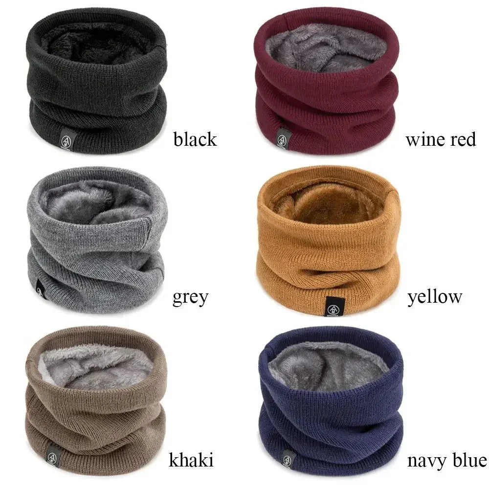 Écharpe Chauffante Tricotée Unisexe – Col de Protection Hiver, Doublure Épaissie, Pour Sport, Course, Randonnée et Activités Extérieures - BLACKBEARD OUTDOOR INDUSTRIES