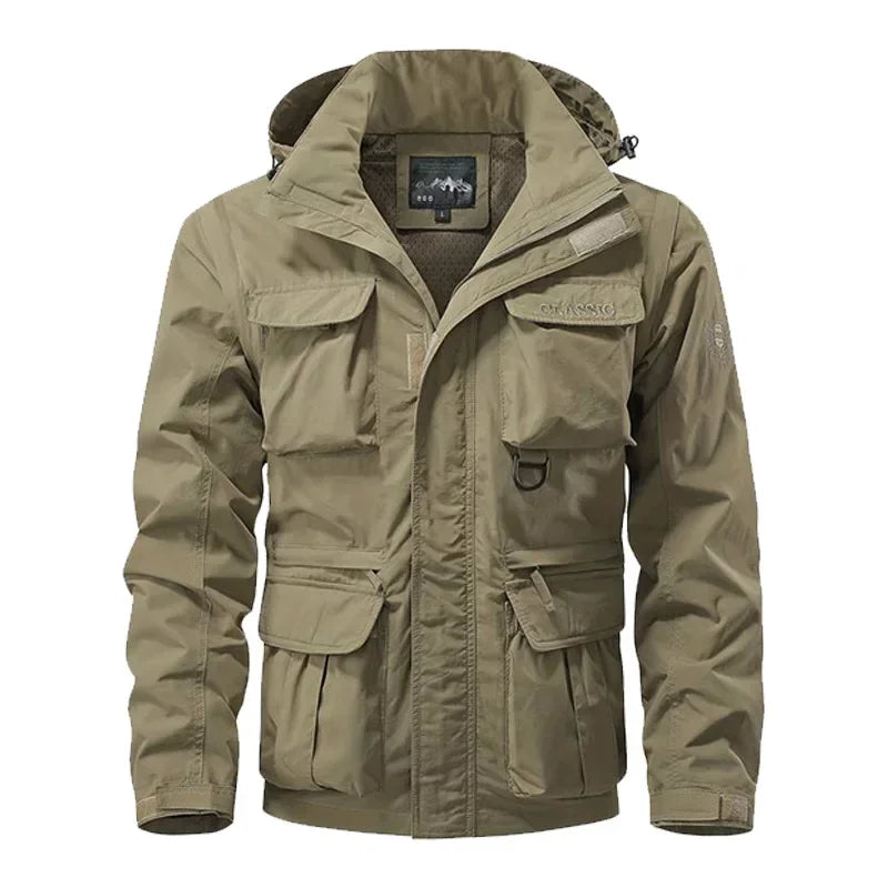 Veste Cargo Multi-Poches Homme – Imperméable & Modulable - BLACKBEARD OUTDOOR INDUSTRIES