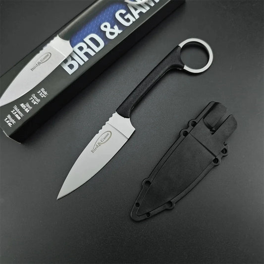 Couteau de poche droit tactique 20AZ – Lame 8Cr13Mov avec étui - BLACKBEARD OUTDOOR INDUSTRIES