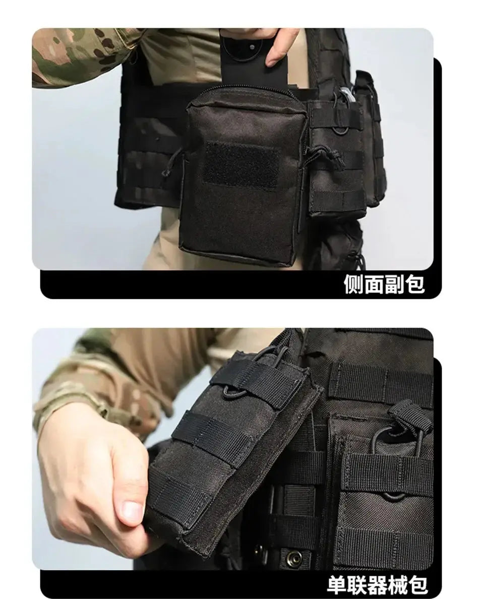 YAKEDA Plate Carrier Tactique – Gilet Modulaire avec Poches Incluses Ma boutique