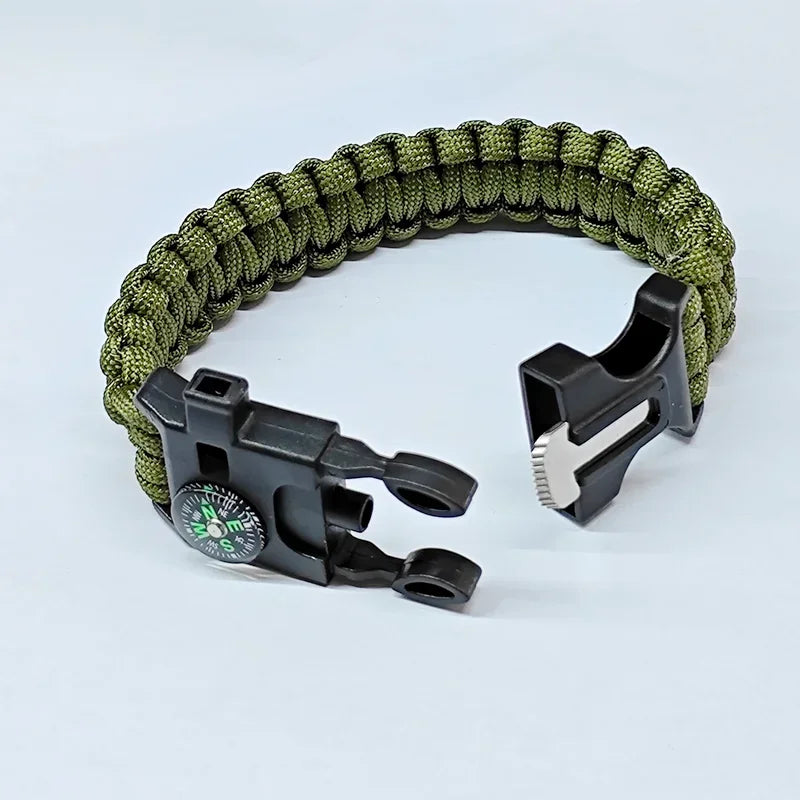 Bracelet de Survie Multi-fonction en Paracorde 4 mm – Équipement Militaire d'Urgence - BLACKBEARD OUTDOOR INDUSTRIES