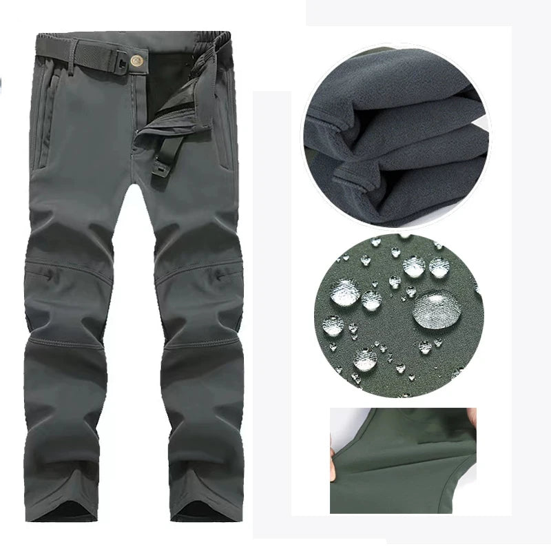 Ensemble Veste & Pantalon Tactique Homme Mazerout | Softshell Imperméable | Fleece Chaud | Randonnée, Pêche, Ski, Sécurité - BLACKBEARD OUTDOOR INDUSTRIES