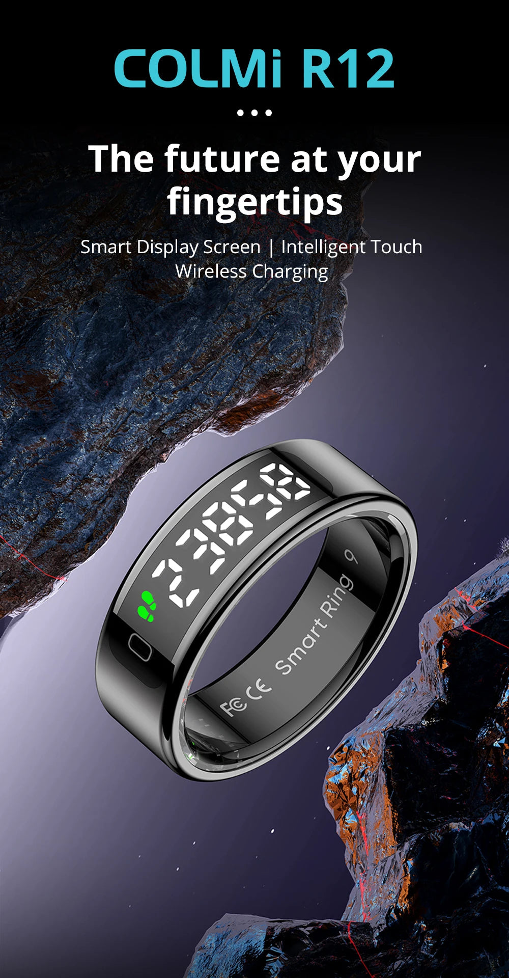 COLMI R12 Smart Ring – Suivi de Santé Innovant et Design Élégant BLACKBEARD OUTDOOR INDUSTRIES