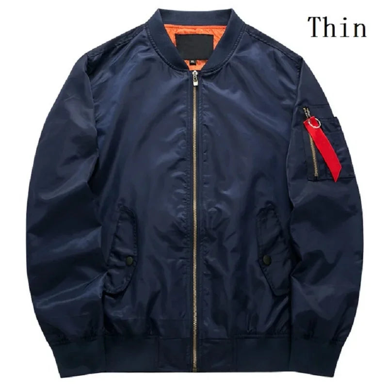 Veste Bomb MA1 Pilote Homme 2023 – Veste Baseball Épaissie Automne-Hiver, Coupe Casual et Militaire - BLACKBEARD OUTDOOR INDUSTRIES