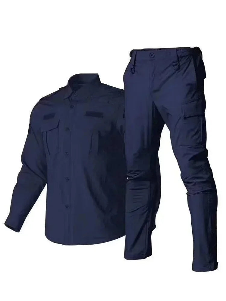 Ensemble Tactique Homme 2 Pièces - T-shirt et Pantalon à Séchage Rapide pour Printemps et Été BLACKBEARD OUTDOOR INDUSTRIES