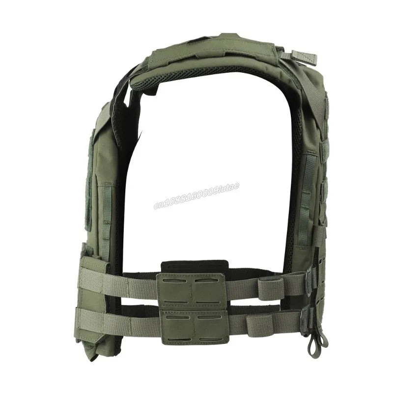 Gilet Tactique KZ Plate Carrier - Profil Bas, Léger, Ajustable, avec MOLLE et Système de Libération Rapide – Gilet de Combat pour Airsoft et Chasse - BLACKBEARD OUTDOOR INDUSTRIES