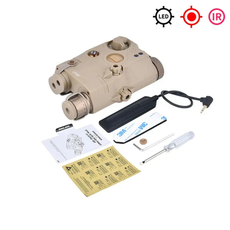 PEQ-15 Equipement Laser Puissant pour Airsoft – Laser Rouge/Vert/Bleu + IR Light + Flashlight M600C Ma boutique