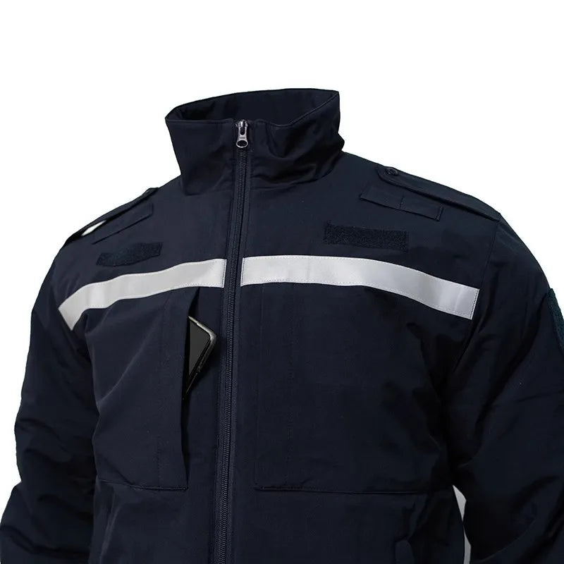 Veste de Travail Homme Haute Visibilité – Doudoune Rembourrée | Hiver | Étanche & Coupe-Vent - BLACKBEARD OUTDOOR INDUSTRIES