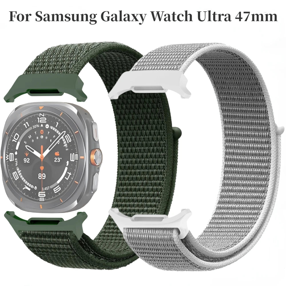 Bracelet en Nylon pour Samsung Galaxy Watch Ultra 47mm – Confortable et Respirant BLACKBEARD OUTDOOR INDUSTRIES