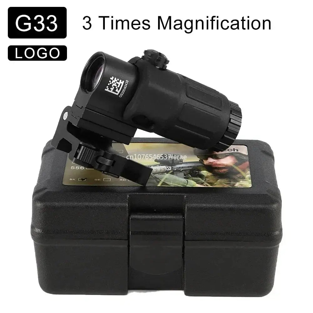 558 Viseur Holographique à Point Rouge avec Magnificateur 3X/5X G33/G43/G45 - Rail 20mm & Système de Fixation Rapide Ma boutique