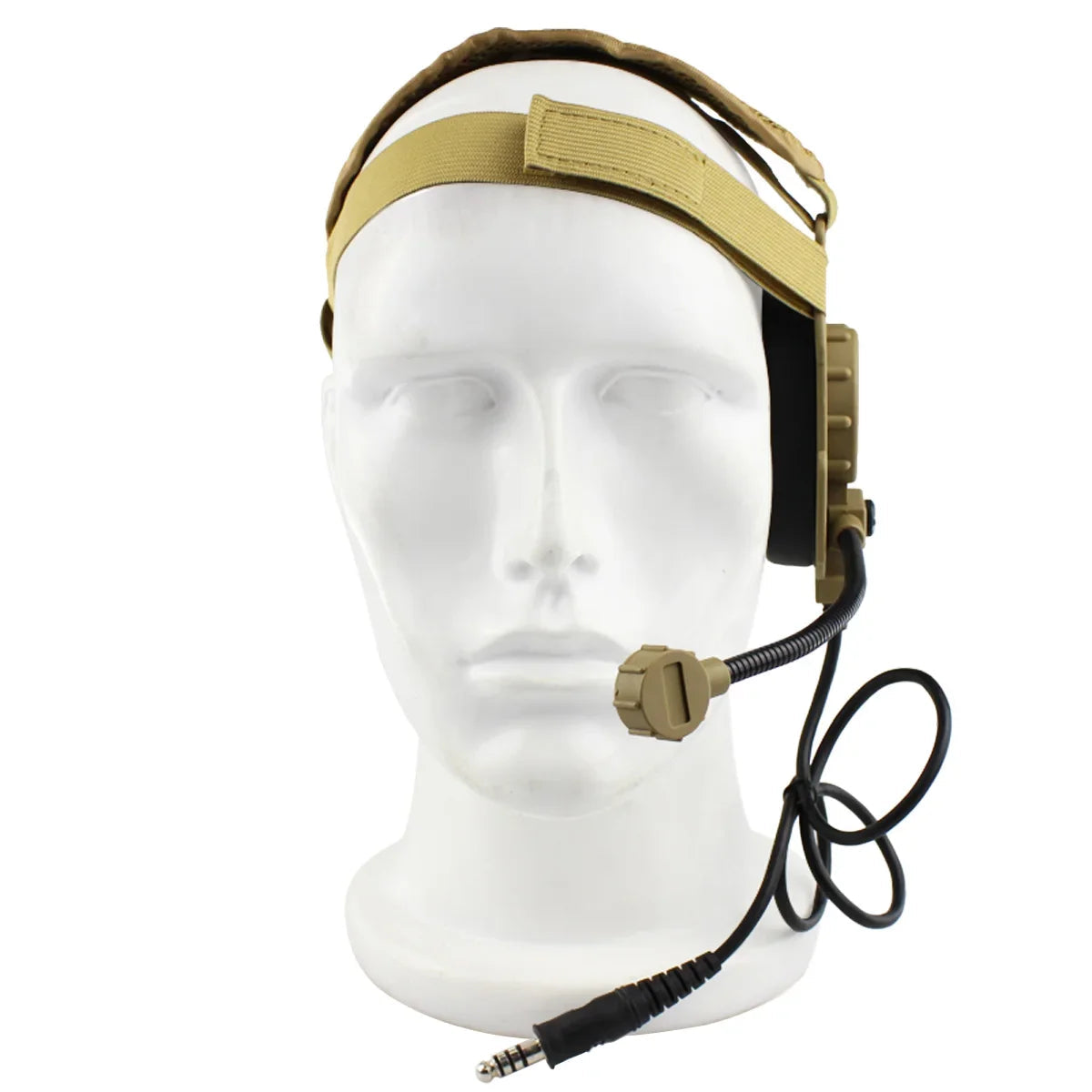 Casque Tactique Outdoor avec Microphone Bowman Elite II U94 PTT pour Radio Kenwood, Baofeng UV-5R – Équipement de Chasse et Tir CS BLACKBEARD OUTDOOR INDUSTRIES