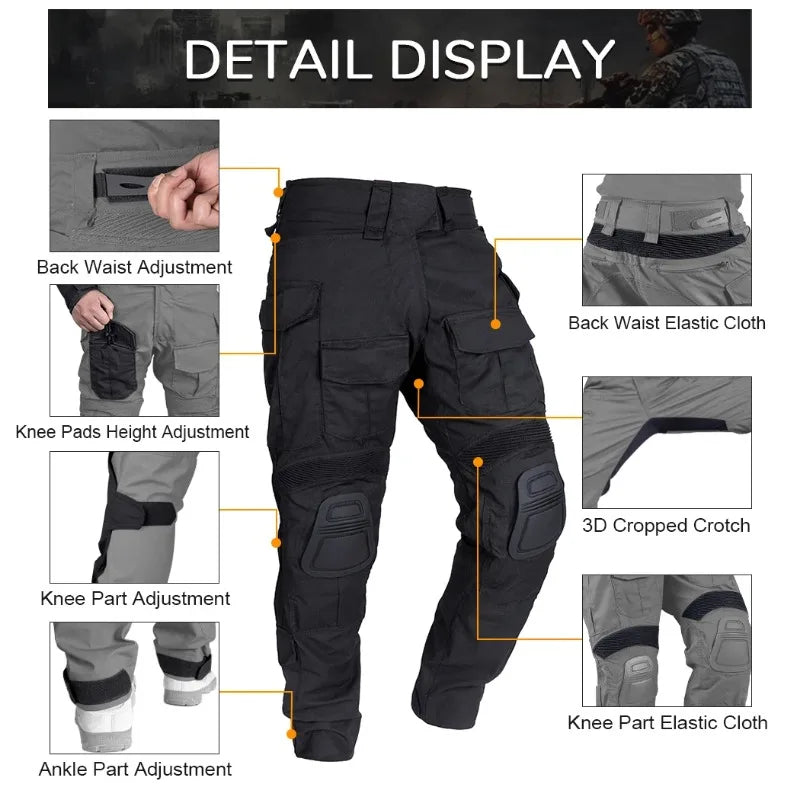 Uniforme Tactique IDOGEAR Gen3 Combat BDU avec Protections Coudes et Genoux - BLACKBEARD OUTDOOR INDUSTRIES