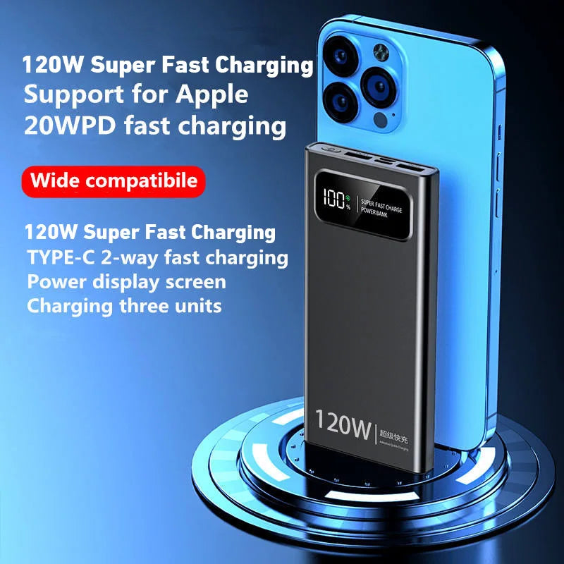 Batterie Externe Xiaomi 200000mAh – 120W Super Charge – Charge Ultra-Rapide Multi-Appareils – Écran LED – Type-C/USB-A - BLACKBEARD OUTDOOR INDUSTRIES