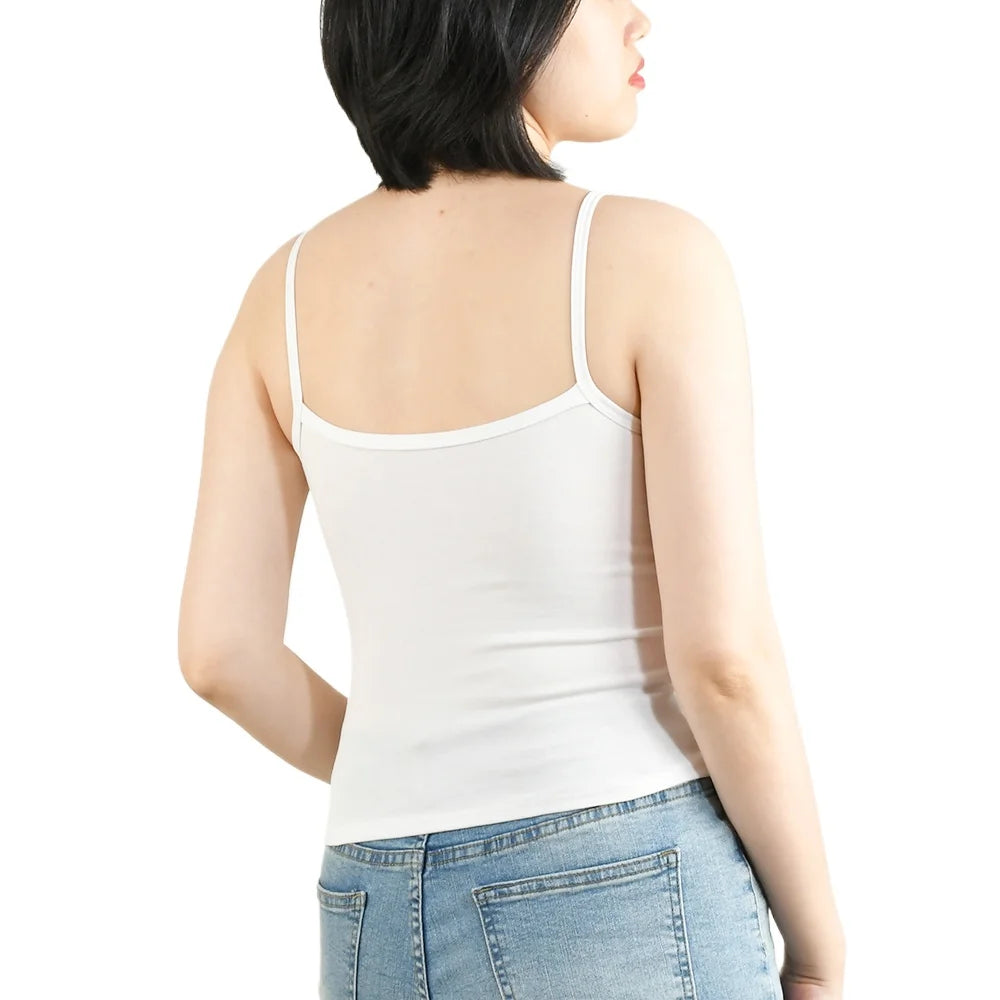 Débardeur Femme à Bretelles Fines avec Coques | Camisole Rembourrée Été – Sport & Casual | S-XL - BLACKBEARD OUTDOOR INDUSTRIES