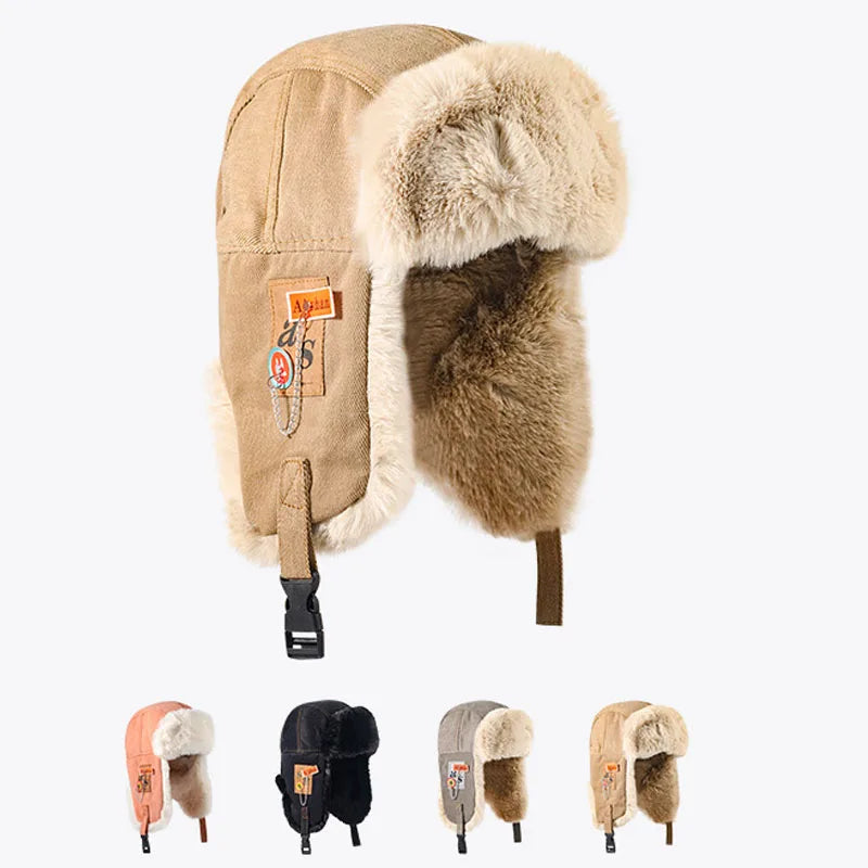Chapka Ushanka Russe Mixte – Hiver – Chaude & Stylée – Homme / Femme - BLACKBEARD OUTDOOR INDUSTRIES